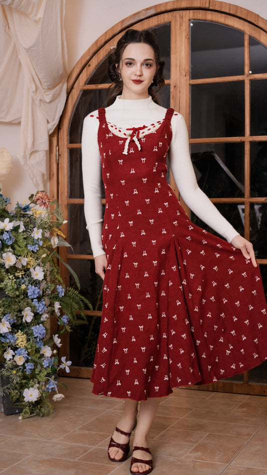 Strawberry Retro News Dress