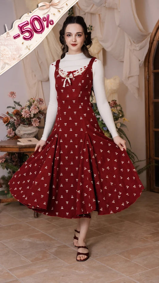 Strawberry Retro News Dress
