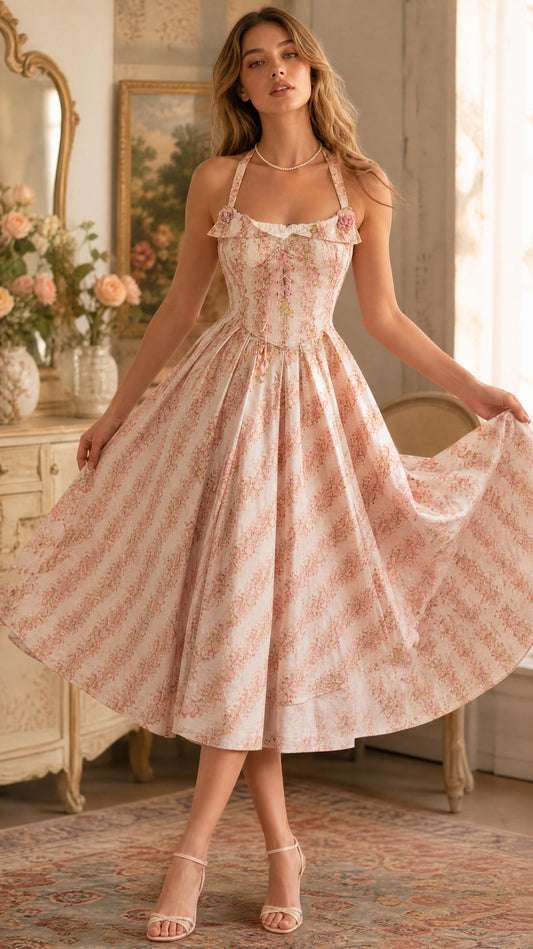 Enchanted Rose Corset Dress