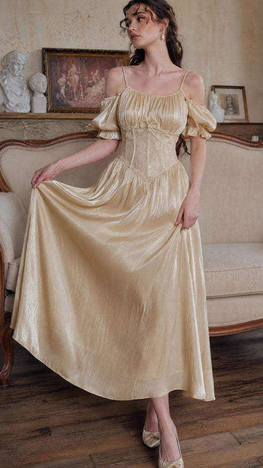 Champagne Serenade Dress