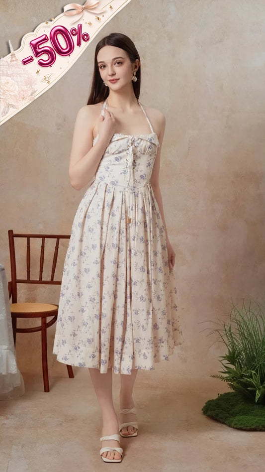 The Cobalt Dream Corset Dress