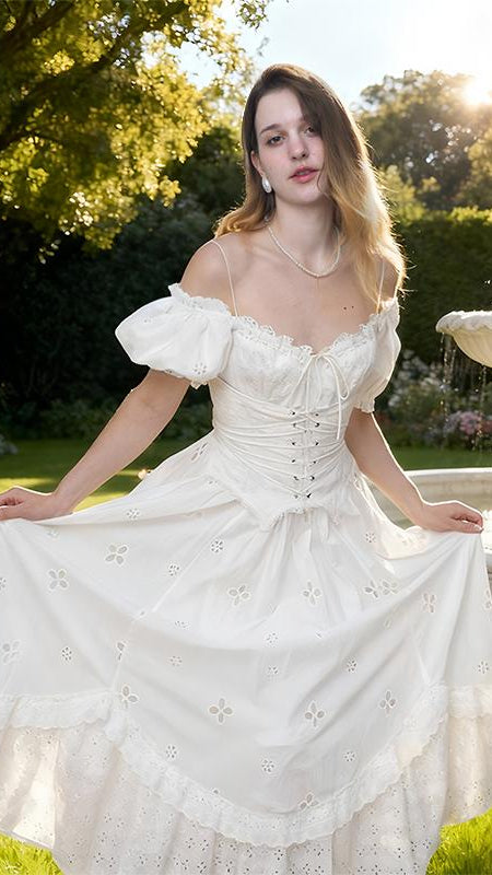 Lily of the Valley Corset Dress