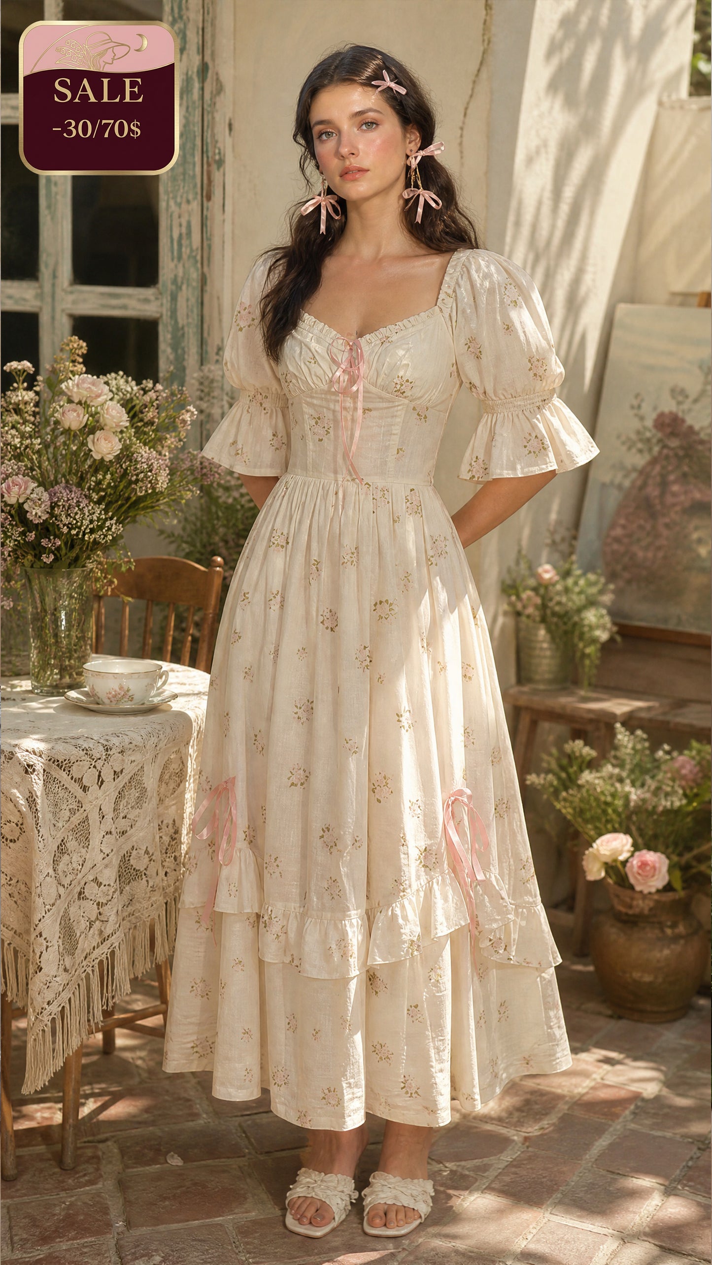 Fairy Rose Corset Dress