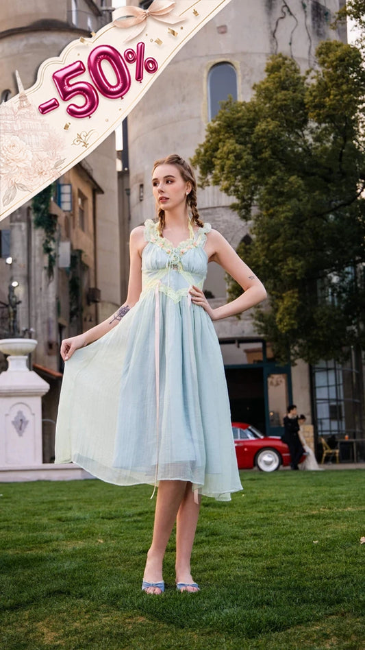 Garden Whisper Corset Dress