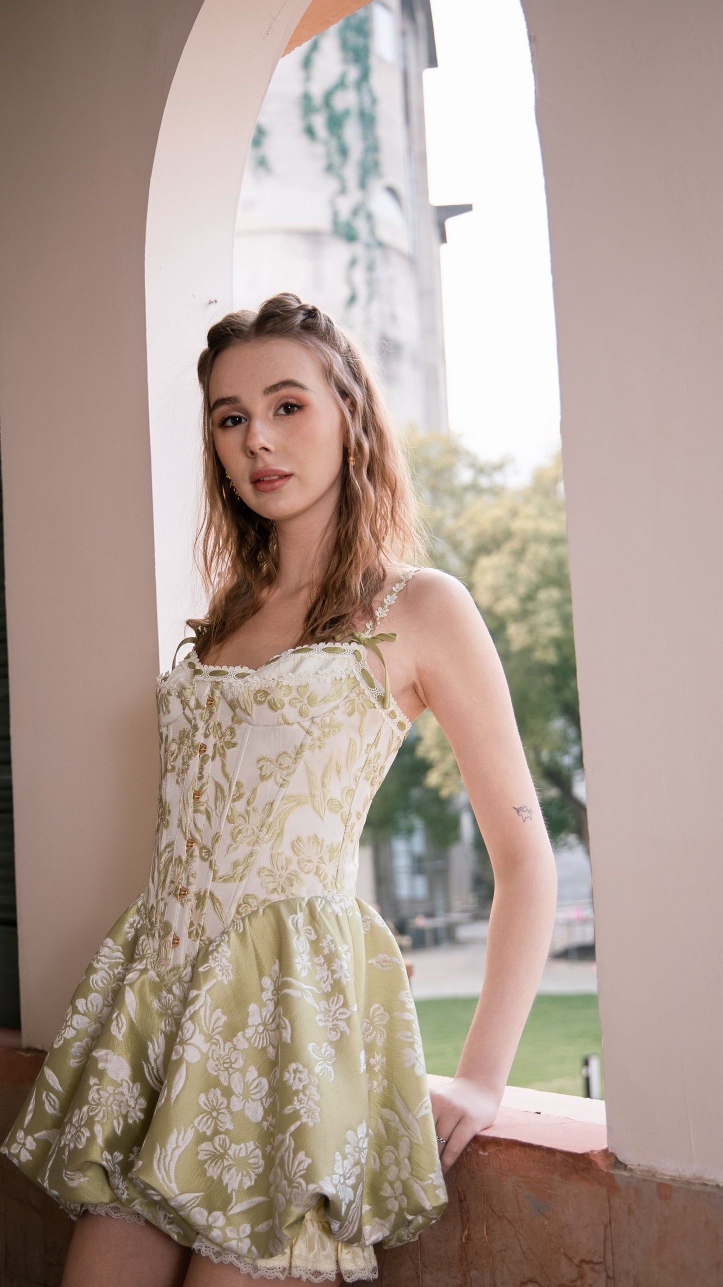 Garden Lace Corset Dress