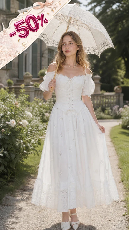 Lily of the Valley Corset Dress