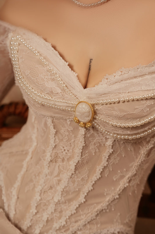 Feathers of Lumen Corset Dress