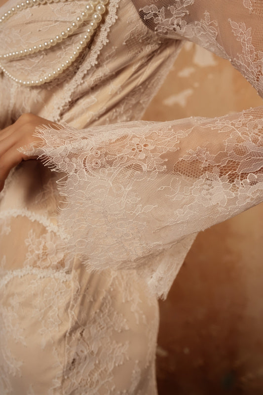 Feathers of Lumen Corset Dress