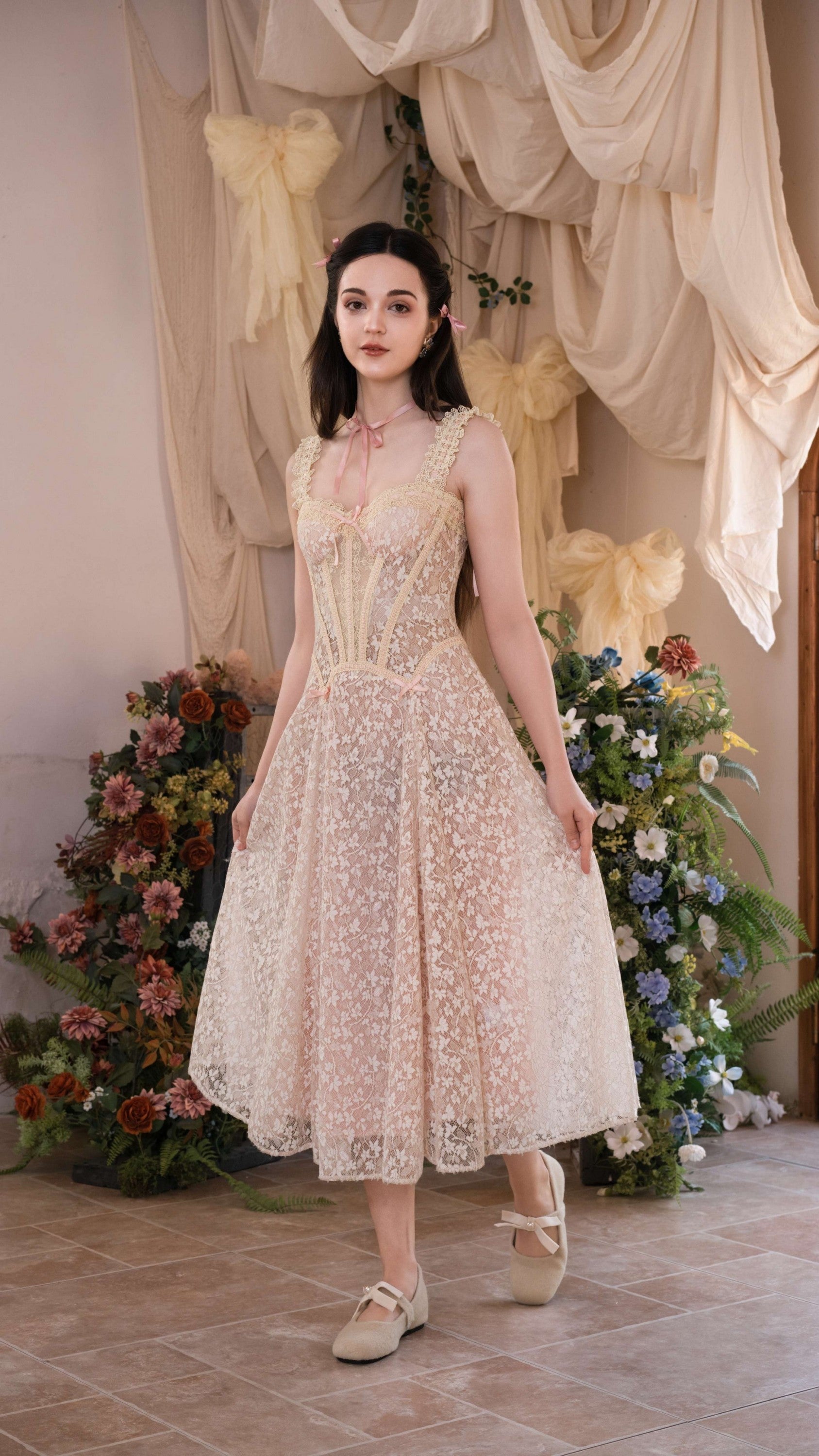 The Sugar Veil Corset Dress – luminavenus