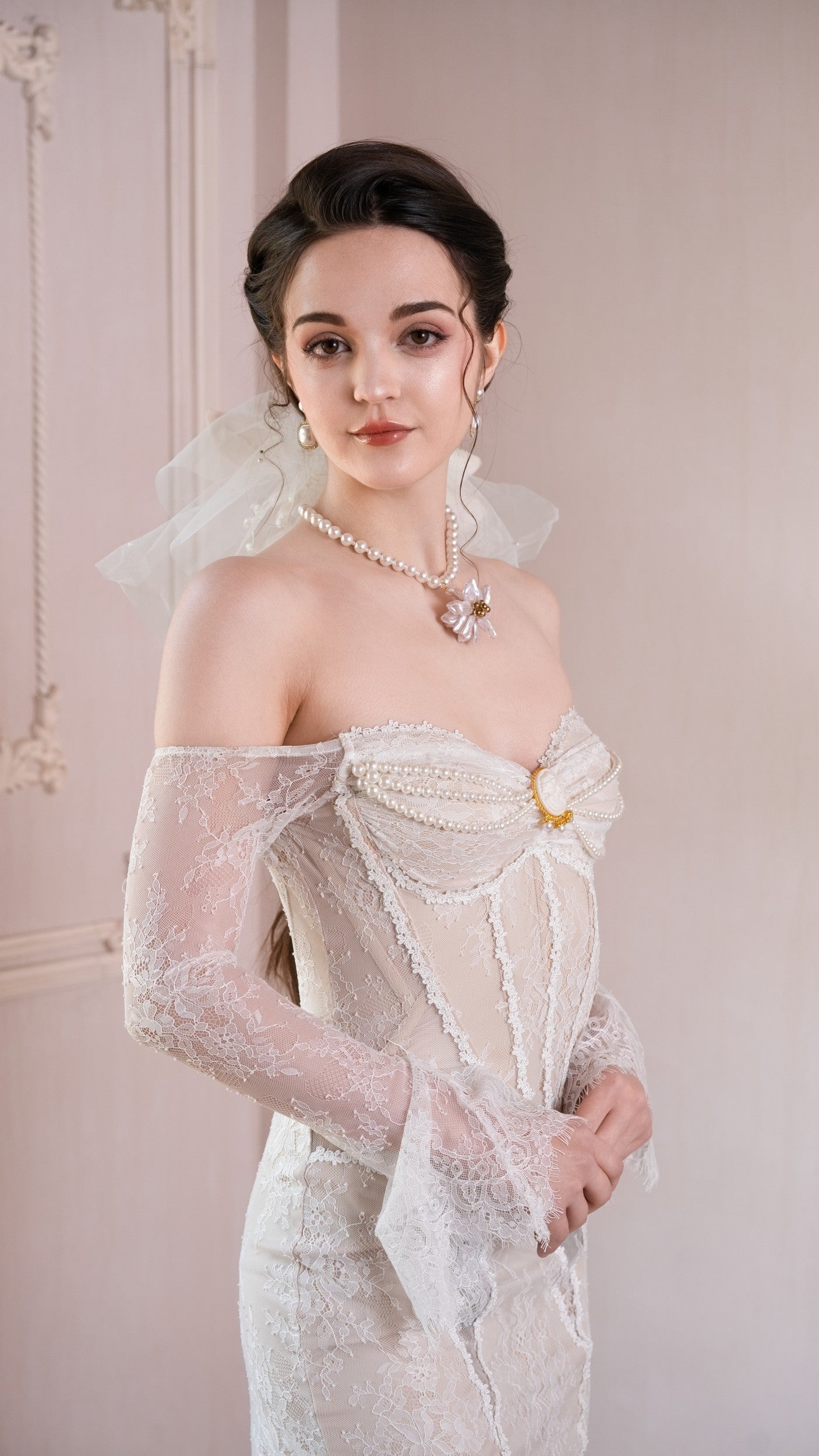 Feathers of Lumen Corset Dress