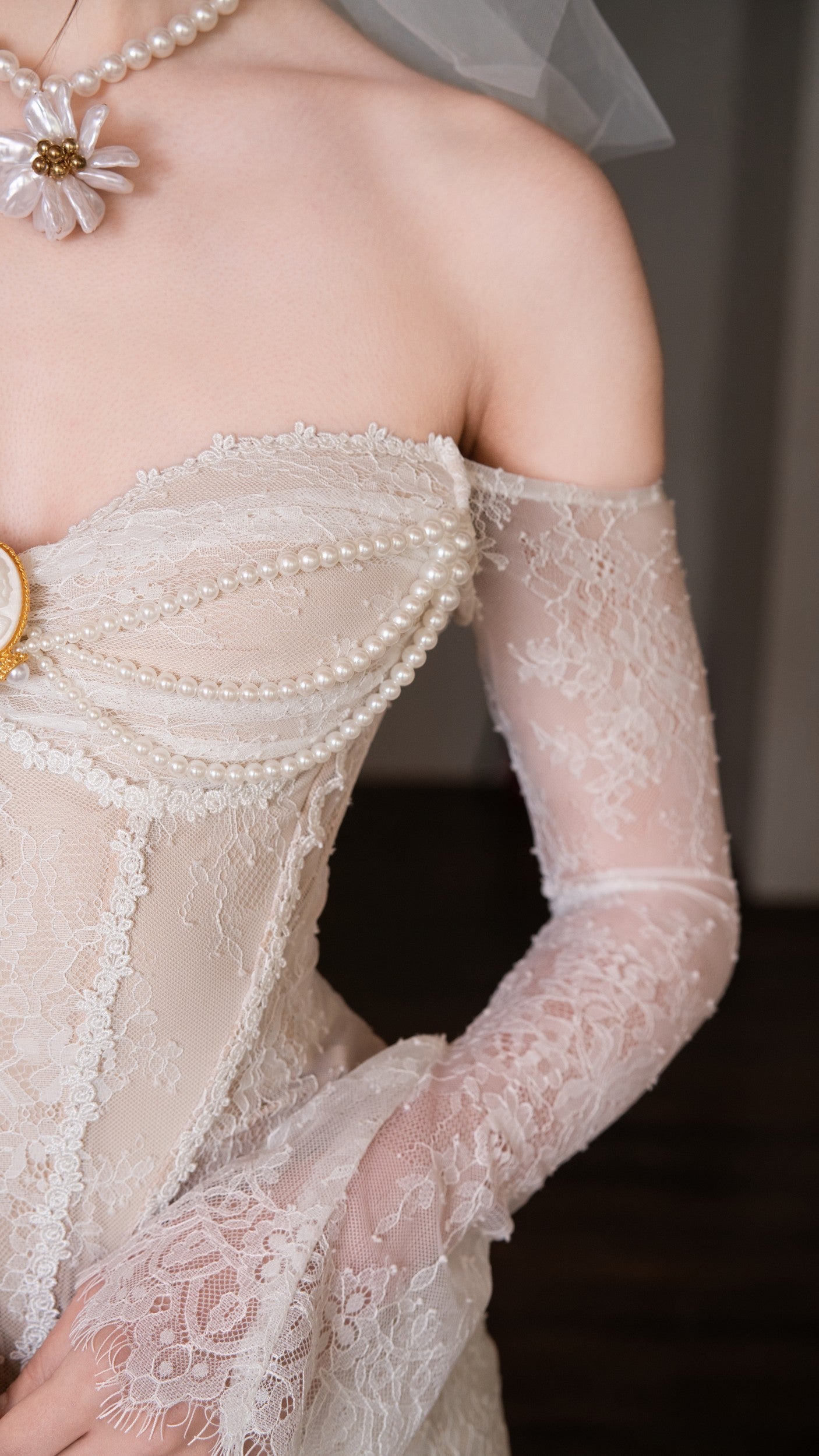 Feathers of Lumen Corset Dress