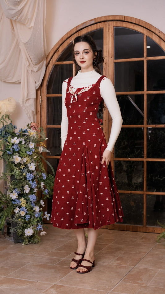 Strawberry Retro News Dress
