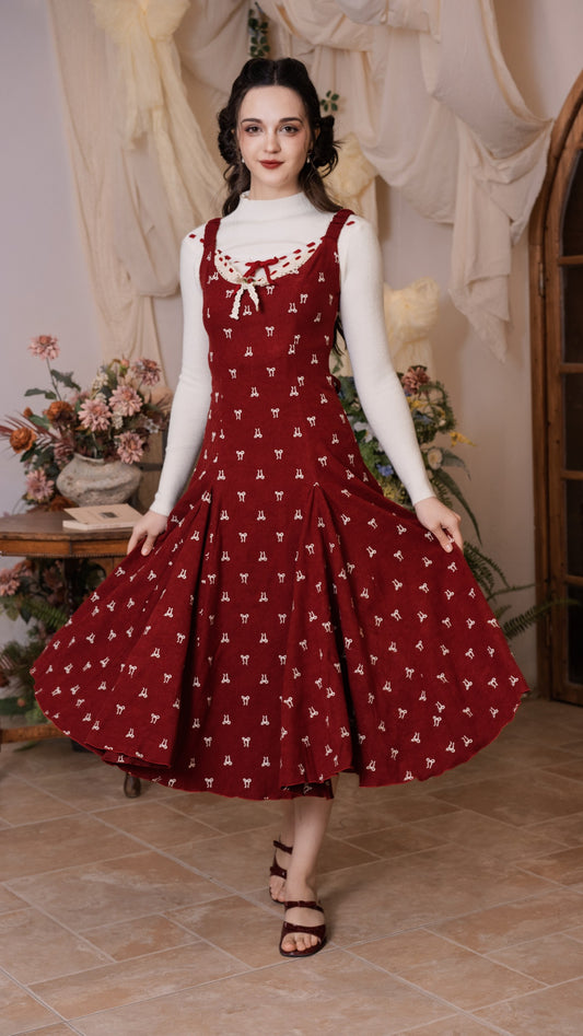 Strawberry Retro News Dress