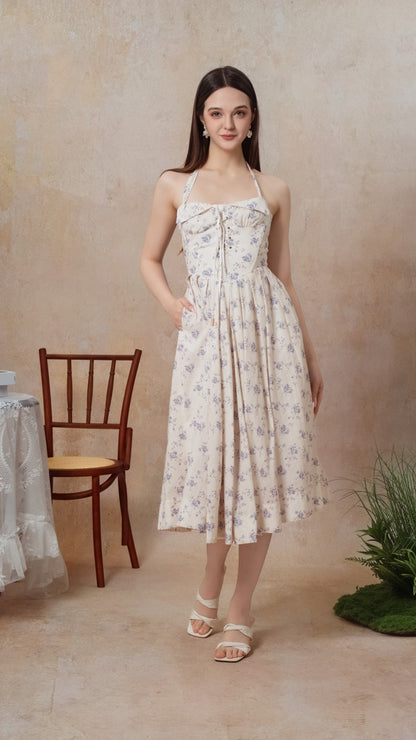 The Cobalt Dream Corset Dress
