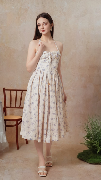 The Cobalt Dream Corset Dress