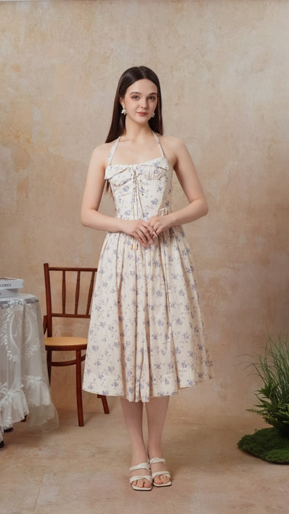 The Cobalt Dream Corset Dress