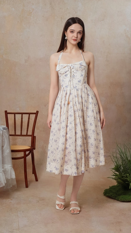 The Cobalt Dream Corset Dress