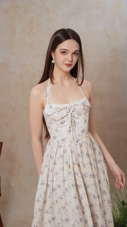 The Cobalt Dream Corset Dress