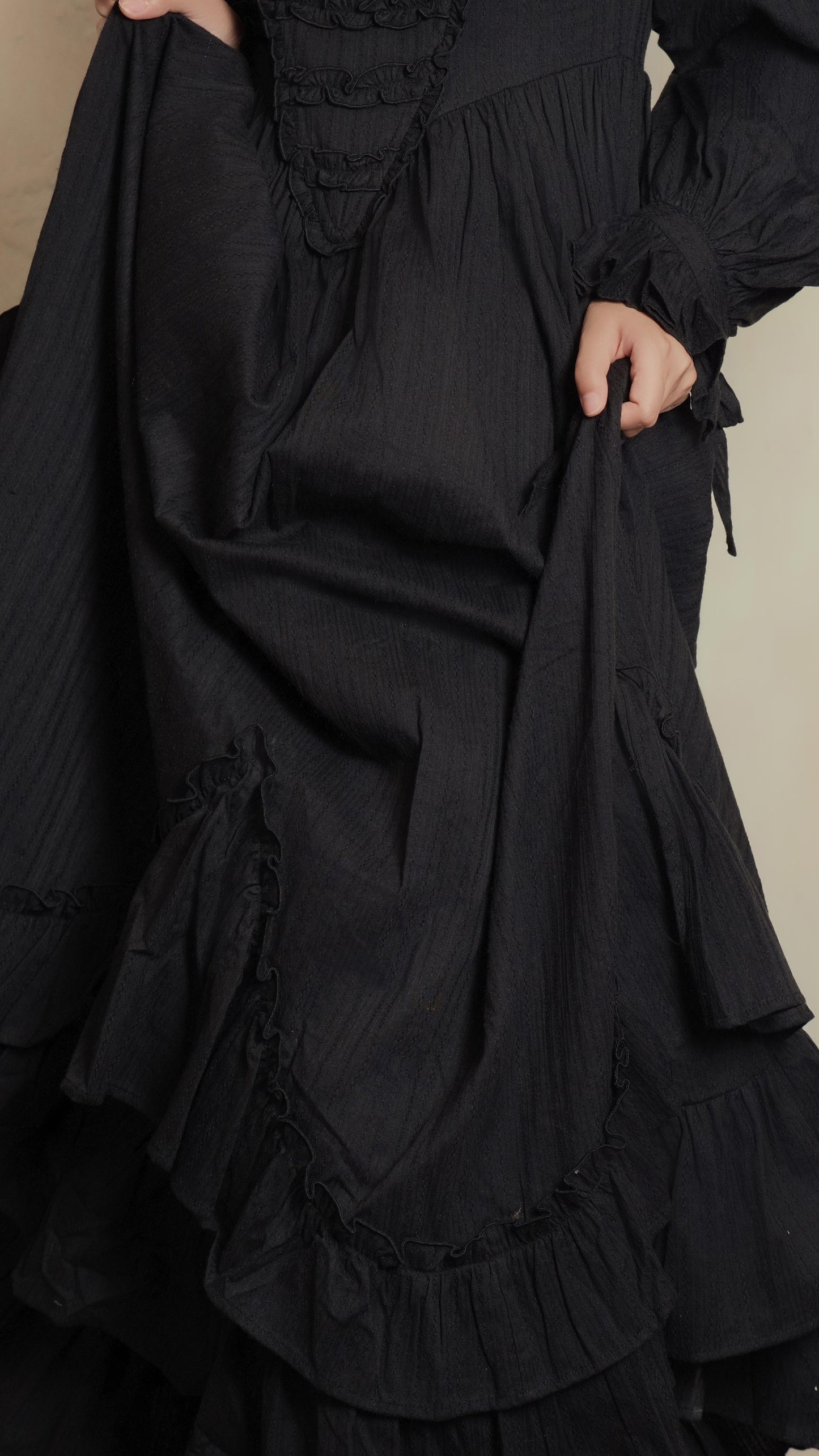 Moonlit Mourning Corset Dress